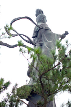 玉女峰 雕塑 水帘洞 花果山