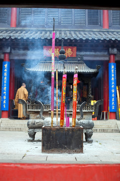 寺庙建筑 花果山 古迹 海宁寺