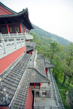 寺庙建筑 花果山 古迹 海宁寺