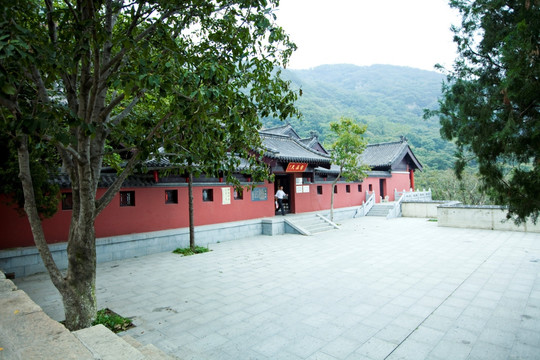 寺庙建筑 花果山 古迹 海宁寺