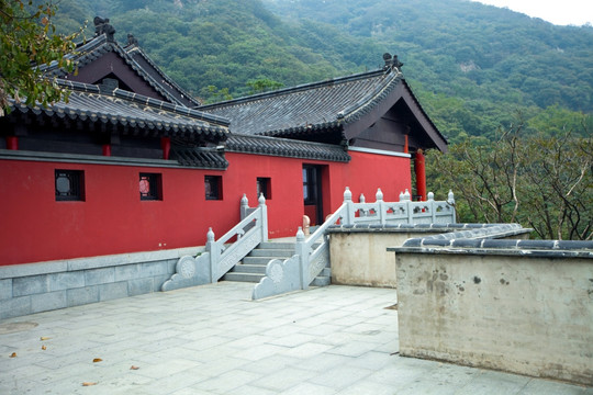 寺庙建筑 花果山 古迹 海宁寺