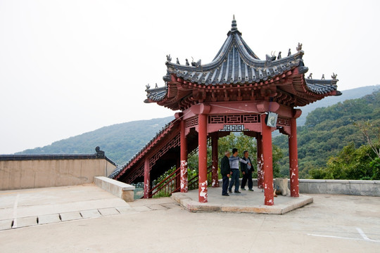 寺庙建筑 花果山 古迹 海宁寺