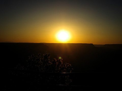 美国科罗拉多大峡谷日落