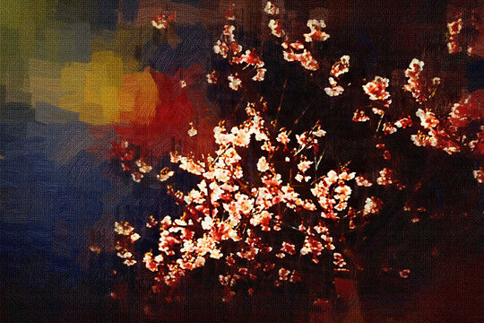 花卉油畫
