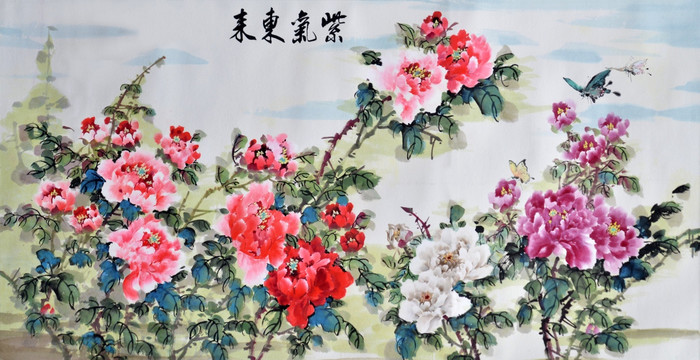 牡丹畫 國畫牡丹
