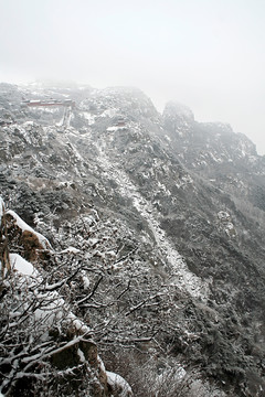 泰山雪景