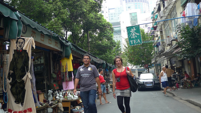 上海上海 东台路古玩街 逛街