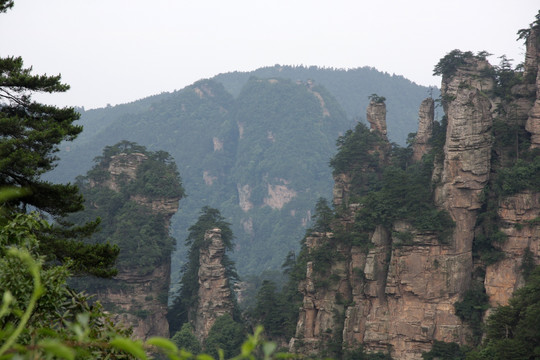 武陵山奇特峰林 自然之美