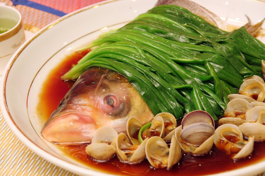 土酱蛤蜊鱼头