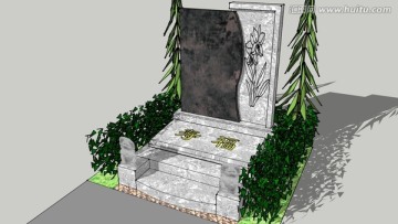 墓地设计 墓地模型