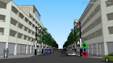 城市雕塑 街景 模型設(shè)計(jì)