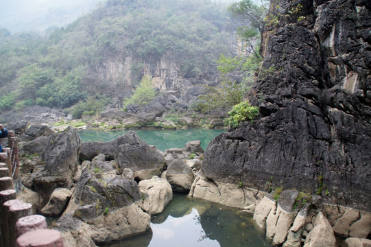 陡坡塘景区风光