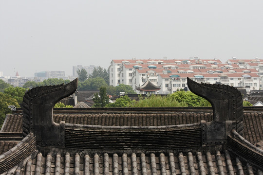 苏州 古刹 寺庙 建筑 寒山寺