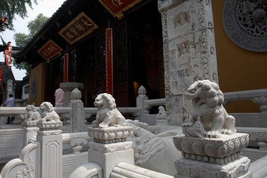 苏州 古刹 寺庙 建筑 寒山寺