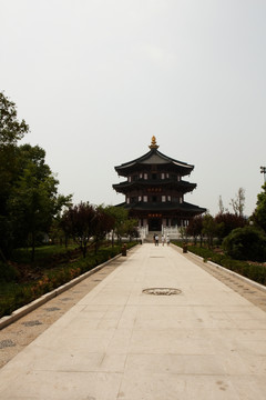 苏州 古刹 寺庙 建筑 寒山寺