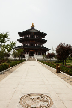 苏州 古刹 寺庙 建筑 寒山寺