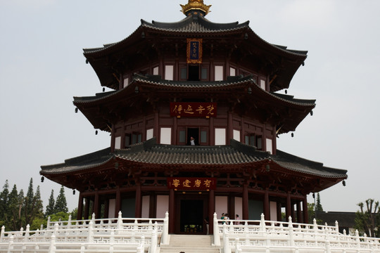 苏州 古刹 寺庙 建筑 寒山寺