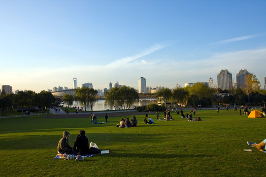 上海 浦東 世紀(jì)公園 休閑場所