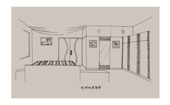 手繪透視圖
