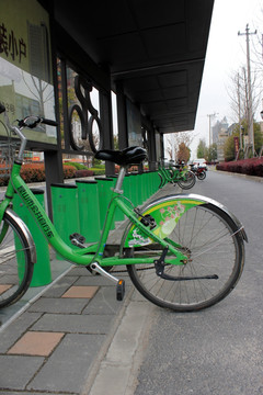 城市公共交通自行车