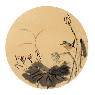 荷花 裝飾畫(huà)