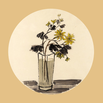 菊花 裝飾畫(huà)