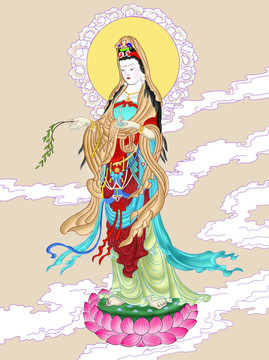 觀音（高清手繪未分層）