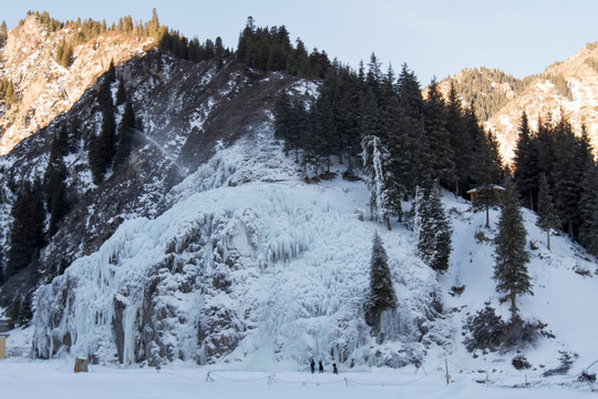 雪景 山峰