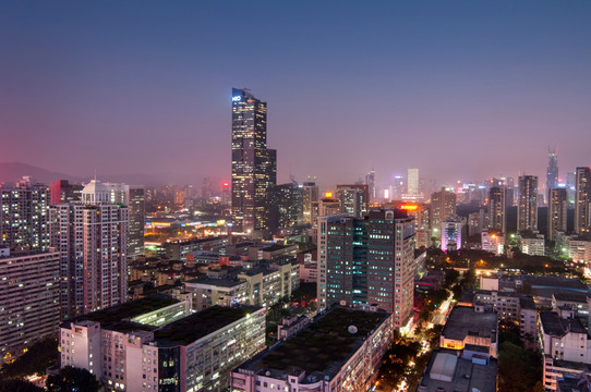 深圳NEO大厦 都市风光 夜景