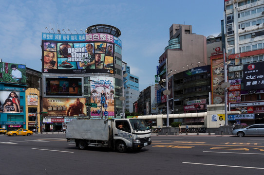 台北西门町街景