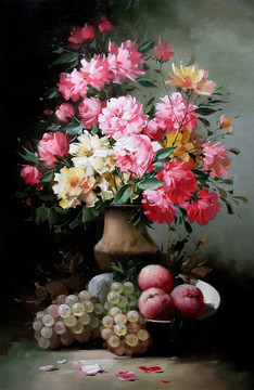 花卉油畫