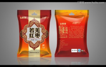 若羌紅棗之一（印刷展開圖）