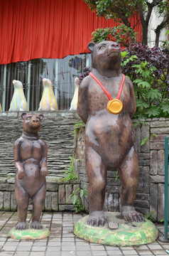 熊 熊雕塑