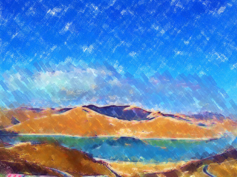 西藏高原納木錯(cuò)
