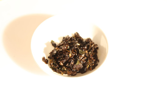 普洱茶（熟茶）叶底和茶汤