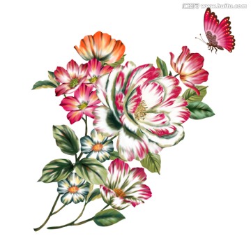 手繪花