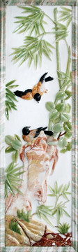 藝術(shù)玻璃 浮雕 彩雕