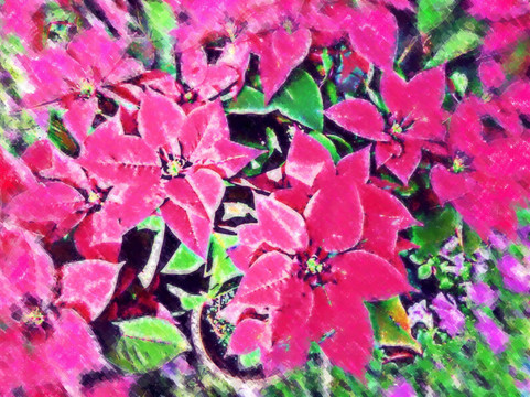 花裝飾畫