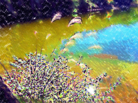 湖面風(fēng)景