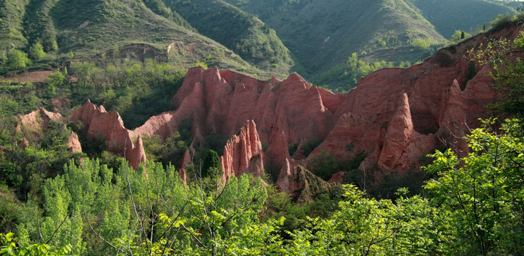 火焰山风光