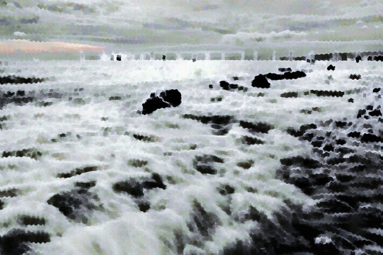 色彩 抽象 裝飾畫 油畫