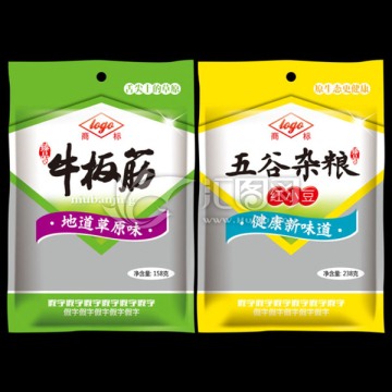 牛板筋 雜糧（含效果圖和分層）