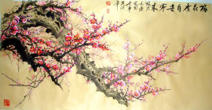 國(guó)畫梅花