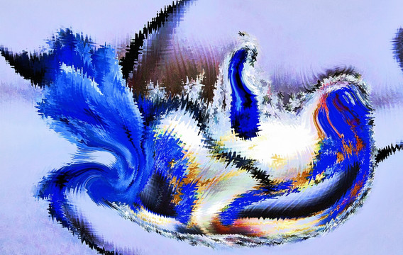 色彩 抽象 裝飾畫 油畫