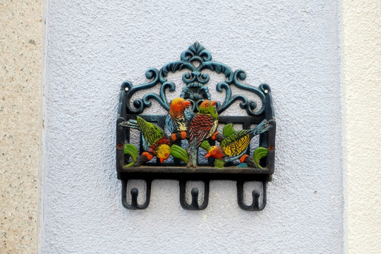 欧式田园风格壁饰 鸟 花卉