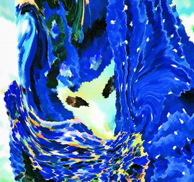 色彩 抽象 裝飾畫 油畫