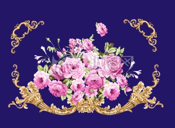 色塊花（無分層）
