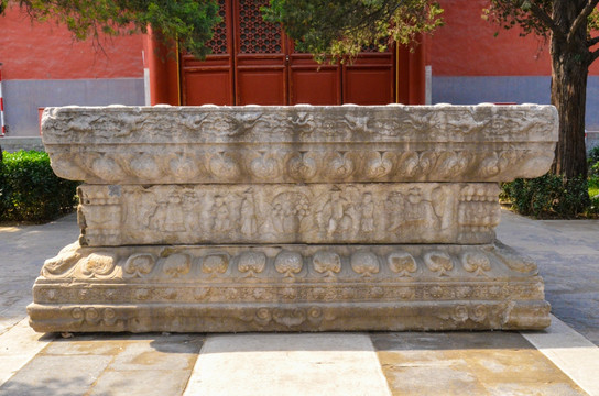 北京万寿寺 石供台