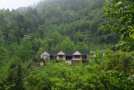 四川彭州白鹿镇乡村建筑