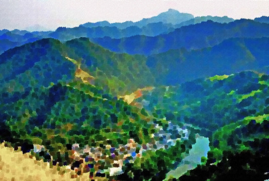 色彩 抽象 裝飾畫(huà) 油畫(huà)